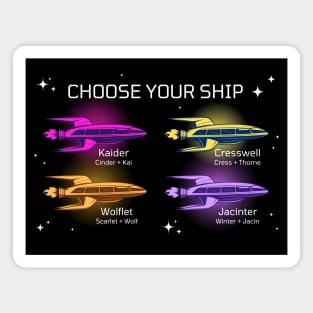 Choose Your TLC Ship Magnet